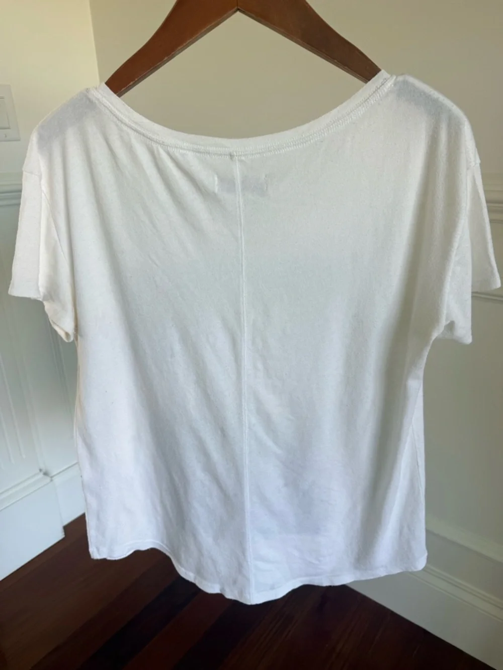 A&F Abercrombie & Fitch Women’s Top Graphic Scoop Neck Women's Tee Shirt Size L